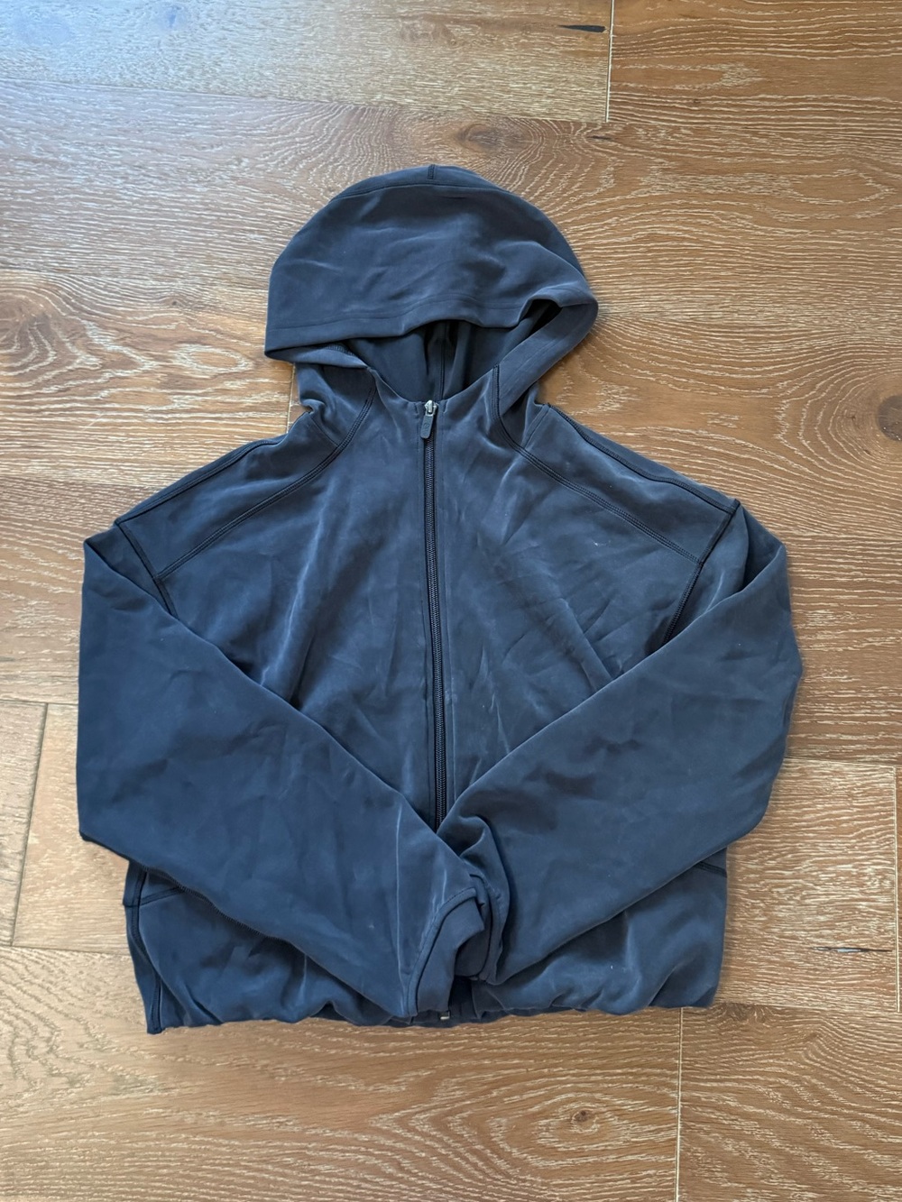 lululemon athletica Black Hooded Zip-Up Jacket